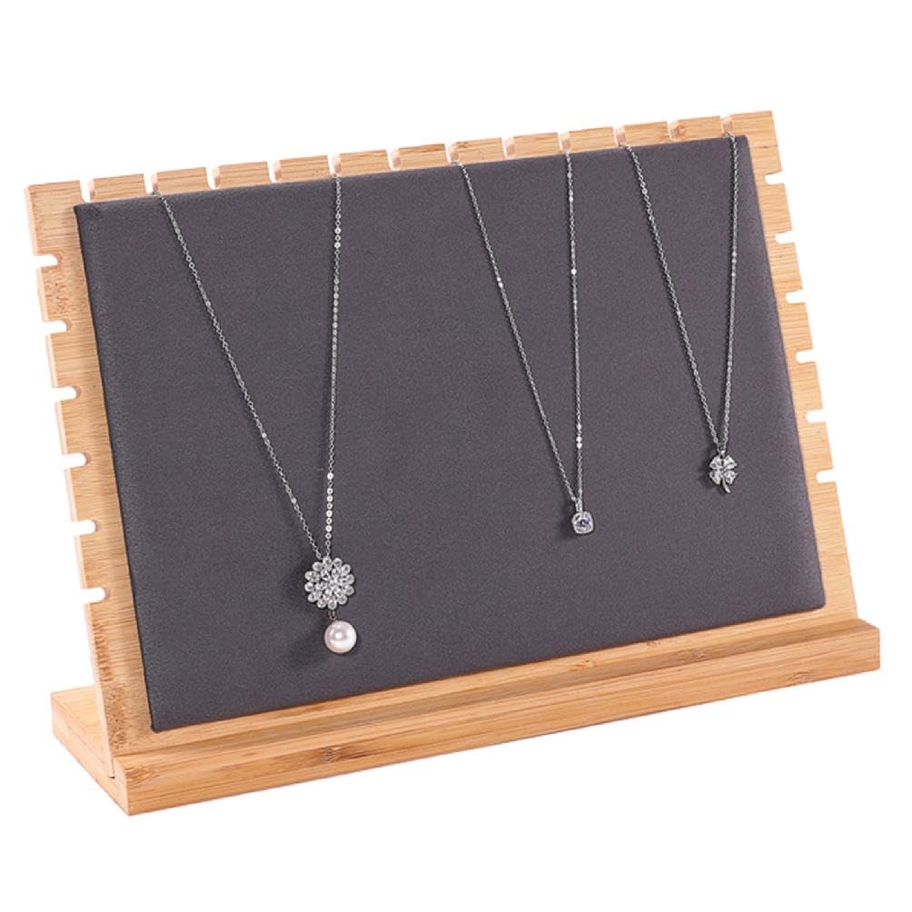 Amazon｜ユニークなネックレスディスプレイスタンド省スペース木製